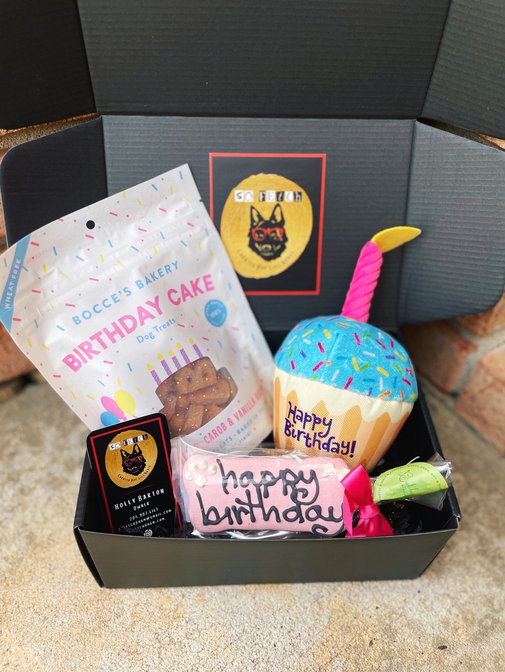 Birthday Present Birthday Box Dog Gift Box Dog Birthday Presents