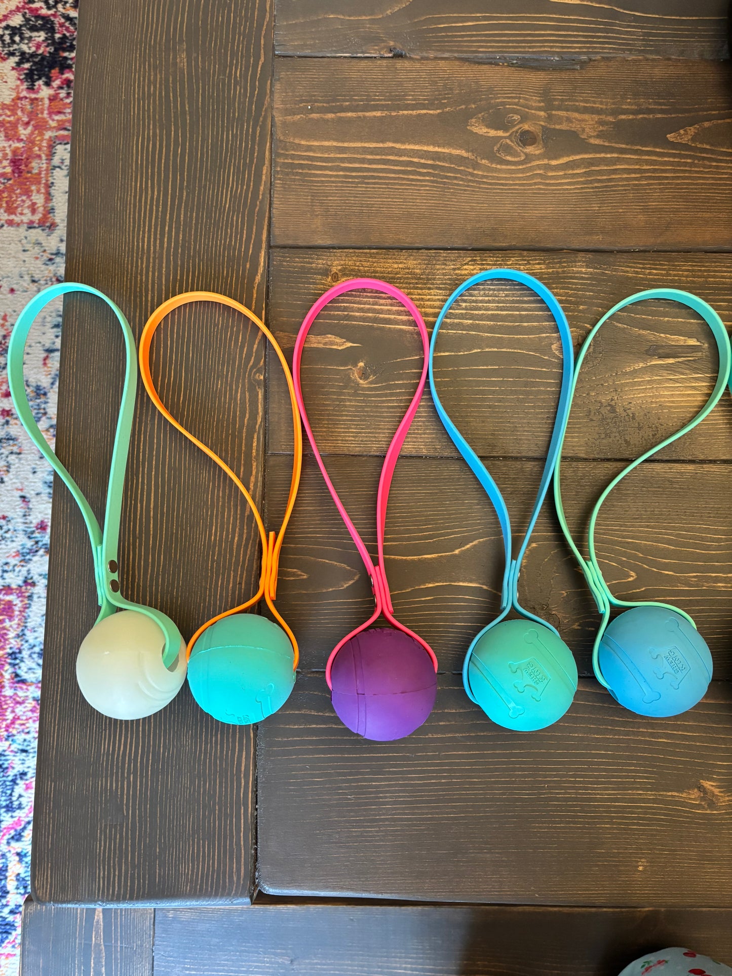 Fawn and Merle Biothane Ball Tug