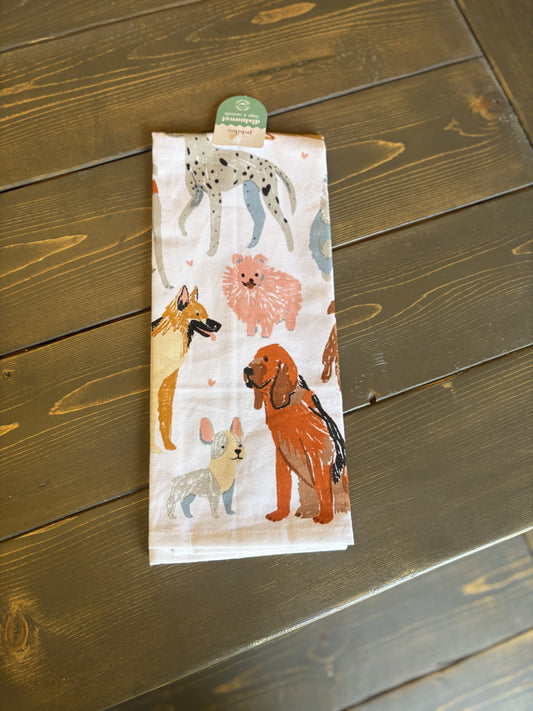 Adorable Pups Hand Towel