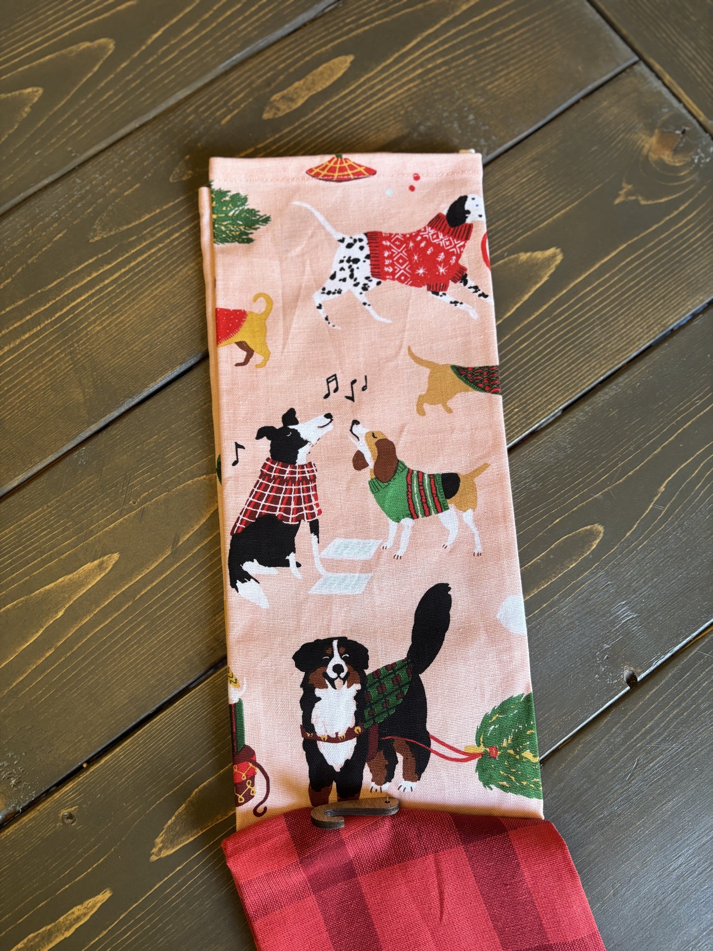 Holiday Pups 2-Pack Tea Towels