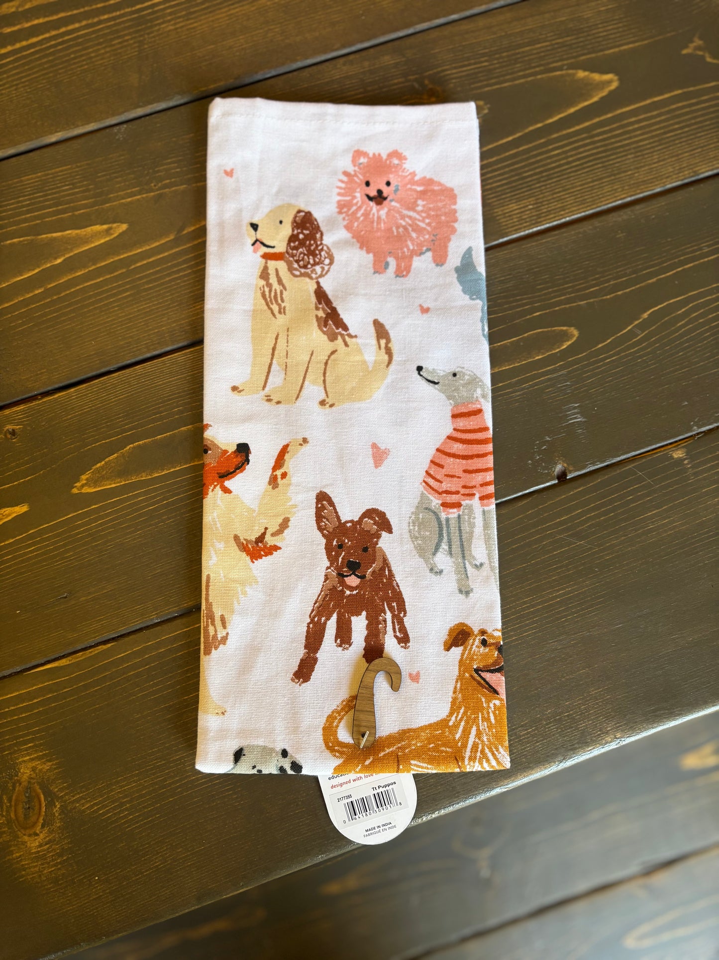 Adorable Pups Hand Towel